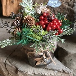 ファーグラスジャークリスマスオーナメント