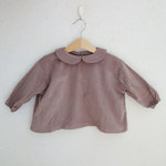 80cm C&Sフレンチコーデュロイプルオーバー あずきミルク