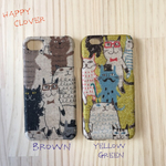  ♡受注生産♡ メガネ猫 iPhoneケース 【ネコ/猫/ねこ】