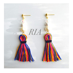 ♢カラフルタッセルピアス♢❤200