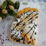 チョコバナナ&バニラアイスクレープのi-phone5/5s用スマホケース
