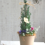 Xmas用☆ツリー  パープルフェザー