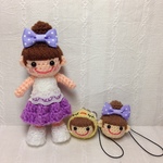 koha0612様ご予約品♪ めろちゃんあみぐるみキーホルダー ストラップ