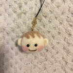 赤ちゃんストラップ羊毛フェルト・ベビー