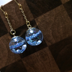星降る☆ガラスドームピアス