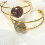 flower bangle (white)