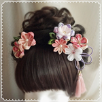 《再販》つまみ細工 髪飾りﾟ･*:.｡❁成人式・卒業式