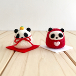 送料無料 期間限定販売🐼パンダだるま&鏡餅