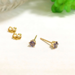 14KGF☆petit.bijouピアス・アイオライト・9月誕生石
