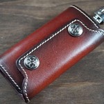 〓新品〓ビンテージ レザー 本革キーケースw