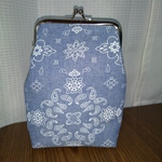 プリントがま口、シガレットケース