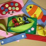 知育布おもちゃ４点セット