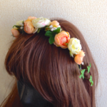ミニバラお花畑カチューシャ