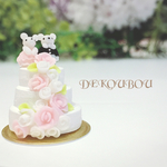 カップルベアのwedding cake