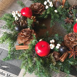 クリスマスリース2016レッド