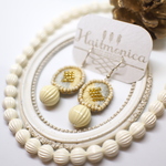 【11/27再販】ミルキー【刺繍のピアス/イヤリング】