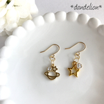 宇宙のジルコニアピアス/イヤリング