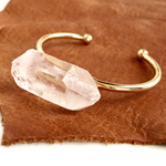 Crystal gemstone bangle