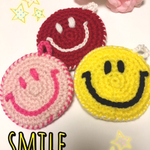 【組み合わせ自由☆3個】アクリルたわし ♡ スマイル