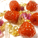 *限定*イヤフォンジャック(完熟ラズベリー×スワロハート濃いピンクVar.)