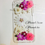 ♡人気デザイン復刻♡押し花iPhoneケース