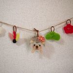 【受注制作】お正月ガーランド（ハリネズミ）