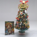 hand:made:ミニチュア：ドールハウス：クリスマスツリー：
