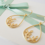 【16KGP】leaf drop＊ピアス