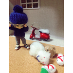オビツろいど　メンズ４点セット　ニット&パンツ