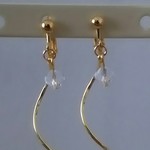 シンプルバーイヤリング