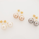 コットンパールピアス