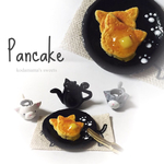 ねこさん食器とパンケーキ セット