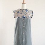 GREY FLOWER DRESS