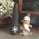 羊毛フェルトのスノーマンセットA