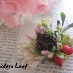 レースとお花のナチュラル　ヘアアクセサリー【送料無料】