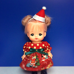 受注生産 メルちゃん クリスマスワンピース