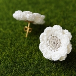 pure white flowerイヤリング*
