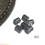 アクリル円柱ビーズ♡6個set♡ブラック