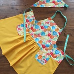 140cm子供用エプロン&三角巾(mayufuji様ご依頼品)