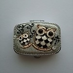 ふくろう アクセサリーケース☆ピルケース＊