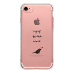 Bird with heart XS XR XSmax X 8 8Plus 7 7Plus 6sPlus 6s SE 5s iPhone ケース