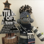 🎄プレゼント中クリスマスツリー☃️ソックモンキーアメリカンネイビーくん