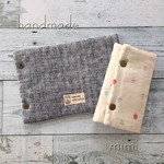 送料込!!　ふわふわ仕上げ💕　リバーシブルエルゴよだれカバー【アイボリー気球ｘブルーデニム】