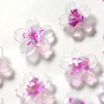 桜の一粒ピアス（水桜）