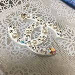 試作品 シャネル風ブローチ