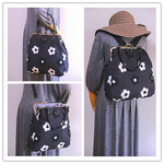 再販☆3way☆【大容量】【A4サイズ対応】がま口トートバッグ＆リュック＆ショルダーバッグ