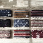 ネックウォーマー レディース＊うさぎジャガード