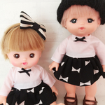 メルちゃん リボンスカート ワンピース