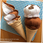 フェルトままごと☆アイスクリームBセット