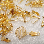 ●100個●  デザインバチカン♪ GD  8mm  Aカン必需品♪